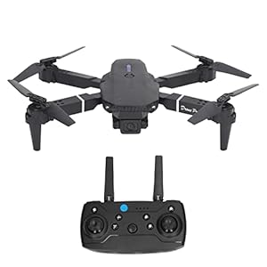 RC-Drone met 4K-Camera voor Kinderen en Volwassenen, 4-assige Drone Dubbele Camera Hoge Positionering Traject Vliegen HD-beeldoverdracht 3D-rotatie met Beschermende Tas