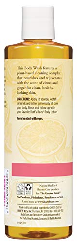Burt's Bees Extra Energizing Citrus And Ginger Body Wash - 12 Ounce Bottle (Pack Of 3) #TOP2