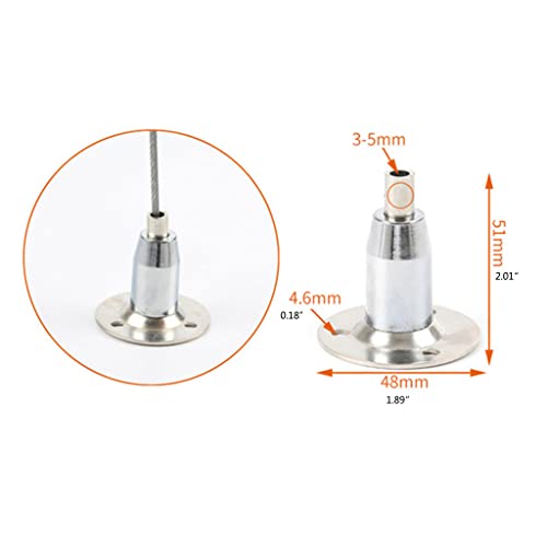 Image of Wire Rope Hook Picture Hanging Hardware Accessories For Paintings Billboards Wire Clamps Pull Code Ceiling Code Fixed