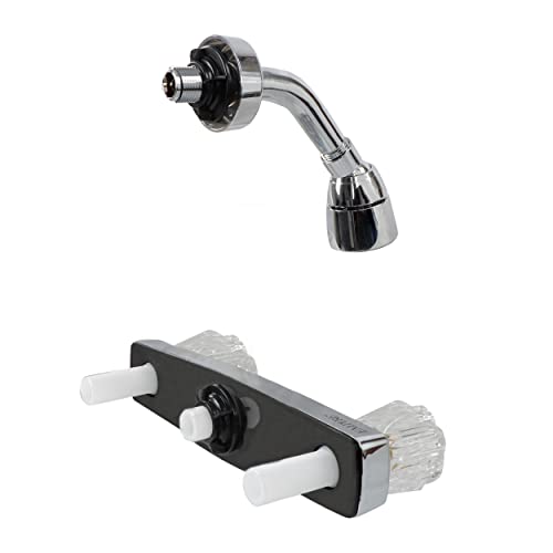Image of Empire Faucets SL2000N Metallic Single Lever Kitchen Faucet with Pull-Down Sprayer and Deck Plate - Brushed Nickel