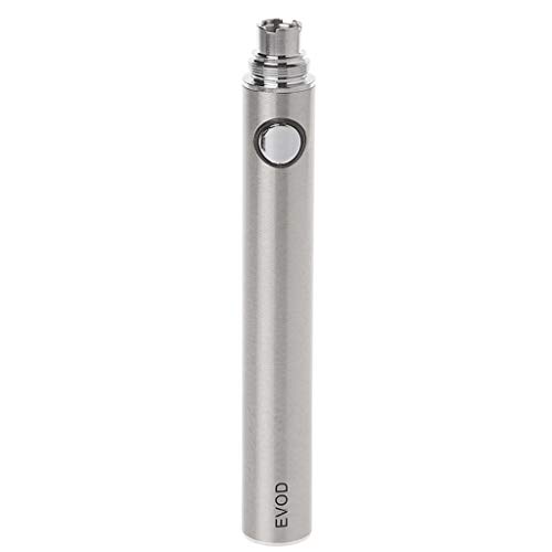 Siwetg Batterie 1100 mAh de la partie inférieure du port USB pour cigarette électronique EVOD Ego argent