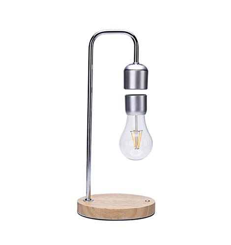 Lámpara de escritorio magnética levitating flotante inalámbrico LED bombilla para regalos únicos, decoración de la habitación, luz de la noche, Home Office Decor escritorio Tech Toys Cover