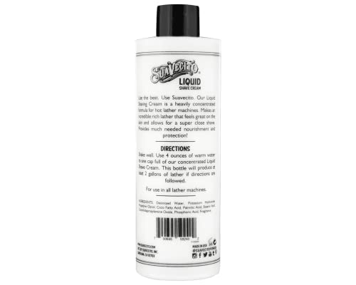 Suavecito Liquid Shave Cream 8 Oz. Men's Shaving Professional Product For Machine Use Only #TOP1