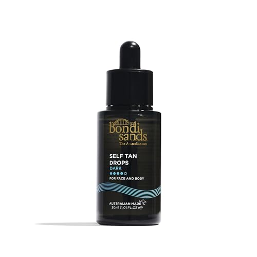 Bondi Sands Self Tan Drops - Dark 30mL | Customisable Glow | Suitable for Sensitive Skin | Vegan + Cruelty Free |30ml/1.01 FL OZ