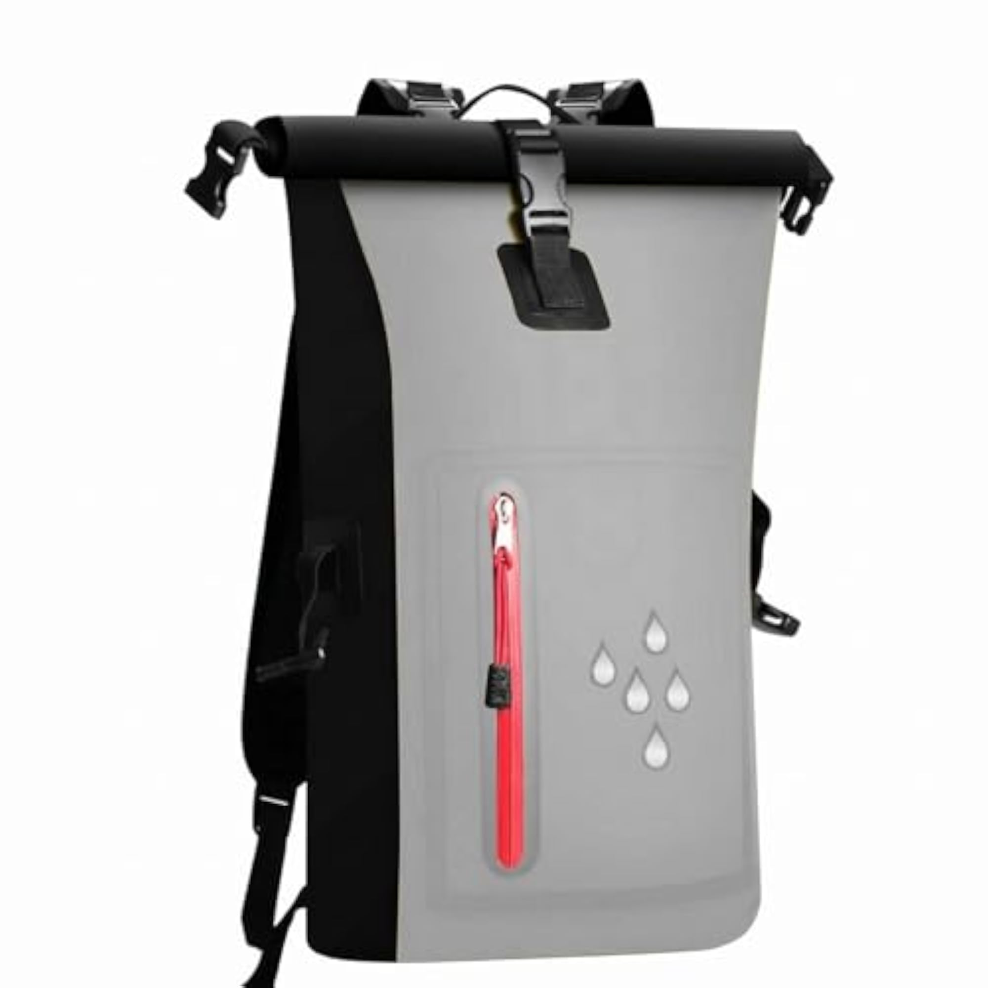 Large Capacity Waterproof Roll-Top Backpack for Outdoor Activities