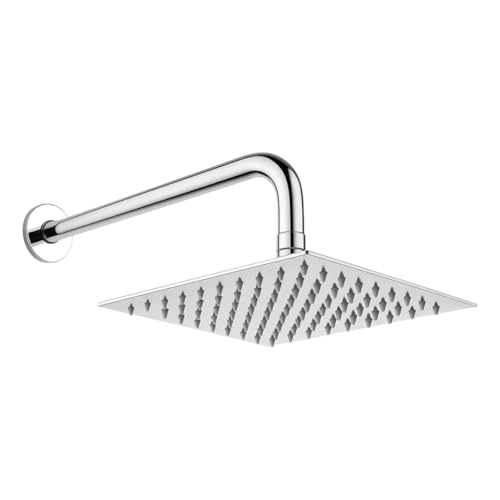 Ducha Chuveiro 20 Cm Para Área Externa Piscina Em Inox