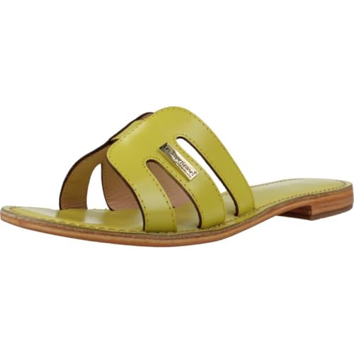 Les Tropéziennes par M. Belarbi Women's Damia Sandal, Yellow-Green, 5 UK