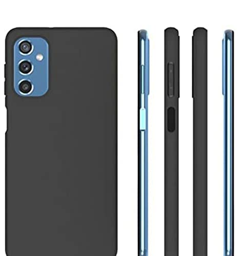 Image of Mobile Back Cover Case for Samsung Galaxy M52 5G (Silicone Case|CameraProtection|Black SC1510)