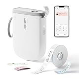 NIIMBOT D11 ラベルライター スマホ対応 多機能ラベルプリンター ラベルメーカー 感熱ラベルライター 小型 携帯便利 自動紙戻し 自動ラベル認識 300DPI高精細印刷 Android & iOS対応 USB充電式 書類整理/名前シール/値札シール/調味料などに適用 対応テープ幅12-15mm ロール紙1個付き 日本語取扱説明書付き ホワイト