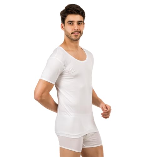 Image of Crystal FMO Half Sleeve Vest Pack of 1 (in, Numeric, 100, Regular, 1, White)