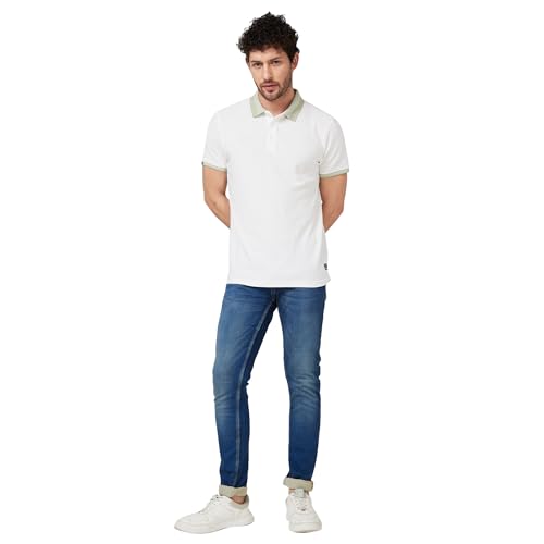 Image of Spykar Men's Slim Fit Low Rise Casual Jeans