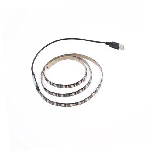 Tira de LED RGB flexible 1m con control USB miniatura 1