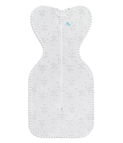 Image of Love to Dream Swaddle, Baby Sleep Sack - Swaddle Up Self-Soothing Swaddles for Newborns, Snug Fit Helps Calm Startle Reflex, Lite 0.2 Tog Sleep Sack, 5-8.5 lbs, Gray
