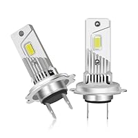 LUDUN H7 Lampe Auto 12V 55W, H7 Halogen-Scheinwerferlampe 6500K Weiß, mit StVZO Zulassung für Abblendlicht und Fernlicht, 2 Stück