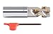 Accusize Industrial Tools 1'' Heavy Duty Helical Indexable Weldon Shank End Mill, Apkt11t3 Carbide Inserts, 1'' by 1'' by 4-1/4'', 5508-0002