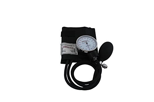Image of Santamedical Aneroid Sphygmomanometer - Bp Cuff with Stethoscope - Black