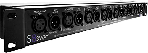 Applied Research & Technology ART-S8-3WAY Eight Channel Three-Way Mic Splitter