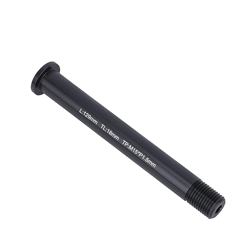 BBTISG Vordere Gabel Steckachse, 15 x 100mm Steckachse Hebel Zubehör Hohe Festigkeit Schnellspanner Fahrrad Leichte Vordergabel für ROCKSHOX/Fox Gabel