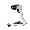 ScanAvenger Wireless Portable 1D&2D with Stand Bluetooth Barcode Scanner: Hand Scanner 3-in-1, Cordless, Rechargeable Scan Gun for Inventory – USB Bar Code/QR Reader (1D&2D with Next Gen Stand)