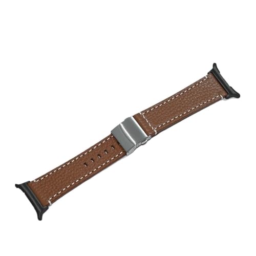 Banda con extremo curvado para hombre Samsung Galaxy Watch 7 Ultra 47mm correa cuero