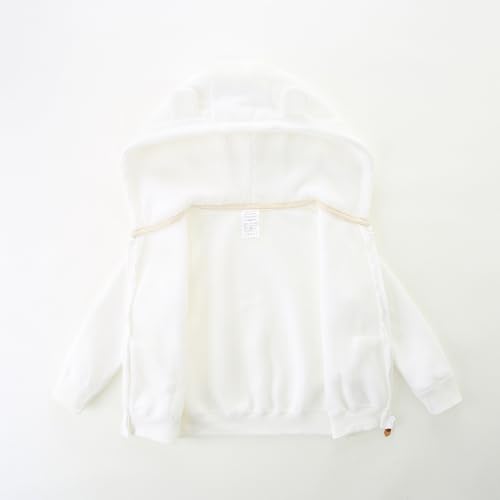 Bibimom Baby Winter Jacket Solid Color Hoodies 12-18 Months Neutral Long Sleeve Fleece Lined Top thumb #1