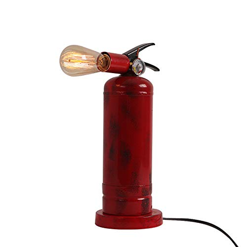 ZFAME Rétro personnalité créative Lampe de Table en Fer forgé, Lampe Lampe de Table de Chevet Chambre de Table décorative Style Industriel
