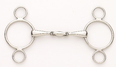 Mors gag 2 anneaux Ovation Elite 5" aux finitions soignées