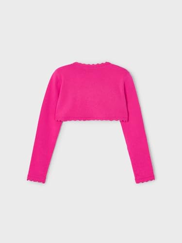Mayoral Basic Knit Bolero for Girls Magenta2