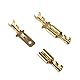 HUAZIZ 150 Stück Kabel Steckverbinder 2 Polig Flachsteckhülsen 6,3mm Pitch Männlich Weiblich Stecker Gehäuse Pin Header Crimp Quetschverbinder mit Stecker für Kfz Auto Motorrad