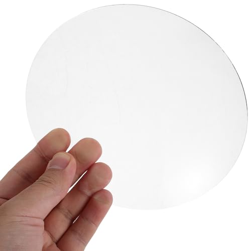 Verre dôme horloge murale pendule table accessoire verre transparent - 5