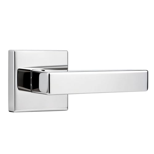 Probrico 2 pack poignées portes chrome poli fonction factice