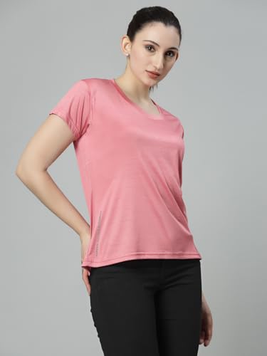 Image of UZARUS Women's Comfort Active Fit Workout Top Sports Gym T-Shirt (Pack of 2)