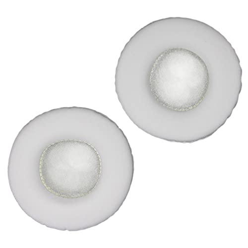 NUOBESTY Coussinets D'écouteurs Universels 80mm, De Housses De Remplacement Blanches, Mousse Douce Confortable, Protection Sonore Améliorée, Compatibles Casques Circum-aural, Usage Prolongé