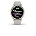 Garmin Venu 2S, Smaller-Sized GPS Smartwatch with Advanced Health Monitoring and Fitness Features, Light Gold Bezel with Tan Case and Silicone Band, (010-02429-01)