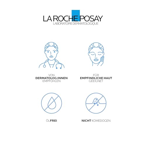 La Roche Posay Mattierende Feuchtigkeitspflege für fettige, unreine und zu Akne neigende Haut, Talgregulierend und porenverfeinernd, Mit LHA und Thermalwasser, Effaclar Mat, 40 ml