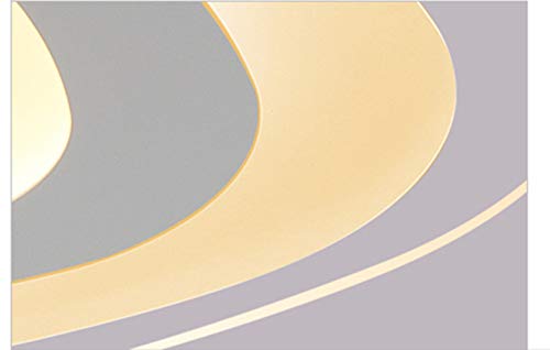 Plafonnier LED triangle blanc chaud ultra-fin pour éclairage intérieur moderne - 5