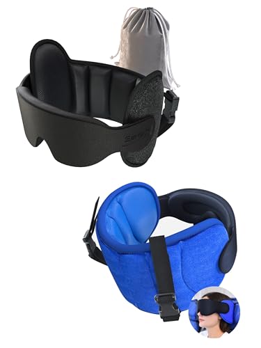 Almohada de viaje con soporte 360° para avión miniatura 1