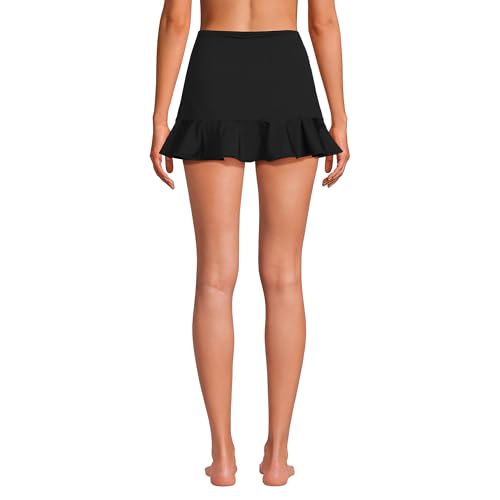 Lands' End Women's Ruffle Hem Mini Swim Skirt2
