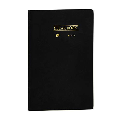 Pasta Catálogo Ofício 20 envelopes Preta opaca 1 unid - YES