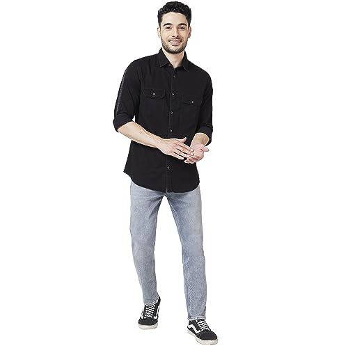 Image of Spykar Men's Slim Fit Low Rise Casual Jeans