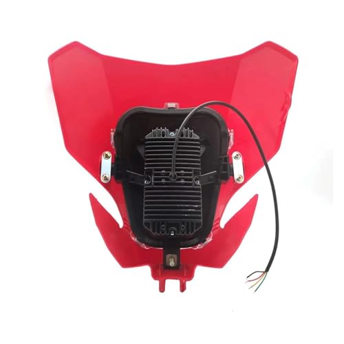Phare LED moto enduro et cache antibrouillard rouge pour CRF 250 450