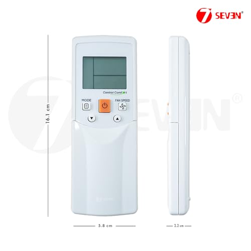 Image of 7SEVEN Compatible of Carrier Ac Remote Original RM05B(A), RM12D, RM12F Model 276 Suitable for Split Air Conditioner Ensure Each Key Function Match and Genuine Remotes Replicate Exactly