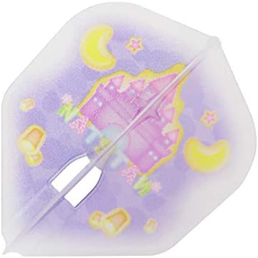 L-style fl00694 Elflight PRO Darts Flight Princess Series Natsumi Fujimoto Ver. 1 Shape, Clear White