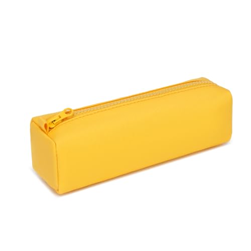 Image of Pencil Case Lightweight and Durable Ideal Pencil Pouch for School and Office Supplies (Yellow,Oxford)