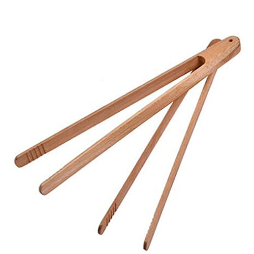 Pinces à Sac de Barbecue pour Aliments, Pince de Service de Salade de Cuisine en Bois, Viande, Pain grillé, ustensiles en Bois