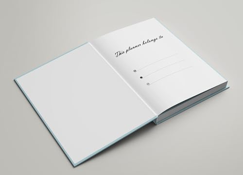 Image of AccuPrints wiro Hard bound Size -A5 (6 by 9 inch) Notebook Diary Ruled 200 pages-Notebook Diary Parent (Blue Unicorn Hard)