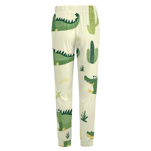 Alligators Cactus Men's Pajama Pants Lounge Pant Sleepwear PJ Bottoms 5