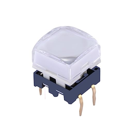 Boutons lumineux Crystal Cap 12X12 interrupteurs de contrôle audio et vidéo