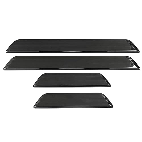 Protetor de Soleiras de Porta de Carro, Botão de Aço Inoxidável, Pedal de Cortesia de Boas-vindas, O