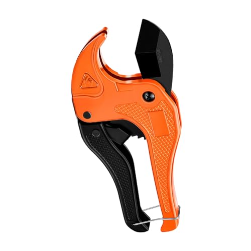Cortador de tubos de aluminio, tijeras de trinquete, tubo de PVC/PU/PP, herramienta manual de corte de manguera para sistemas de riego de jardín, tubo de trinquete